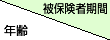 年齢/被保険者期間